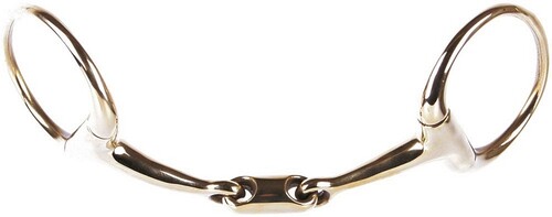 Harry's Horse Bustrens Gold, dubbelgebroken, oval-link