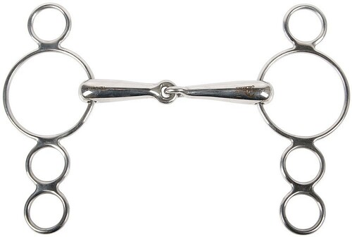 Harry's Horse Pessoa bit 3 extra ringen 19mm